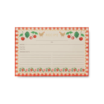 Rifle Paper Co. - Pack of 12 Cherry Farm Recipe Cards