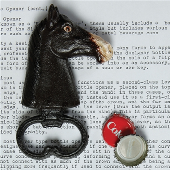 Homart Metal Horse Head Bottle Opener