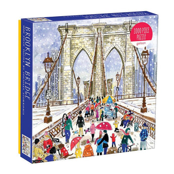 Chronicle Books - Michael Storrings Brooklyn Bridge 1000 Piece Puzzle in a Square Box