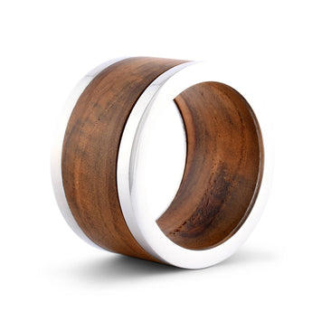 Vagabond House - Modern Tribeca Teak Napkin Ring