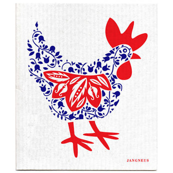 Swedish Dishcloth - Hen | Blue