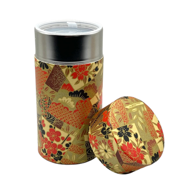 7oz Tea Canister Ogone Golden Painting
