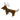 Reindog Daschund Felt Ornament