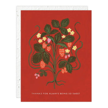 Sweet Strawberry | Thank You Card