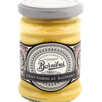 Bornibus Horseradish Mustard - 8.82 oz