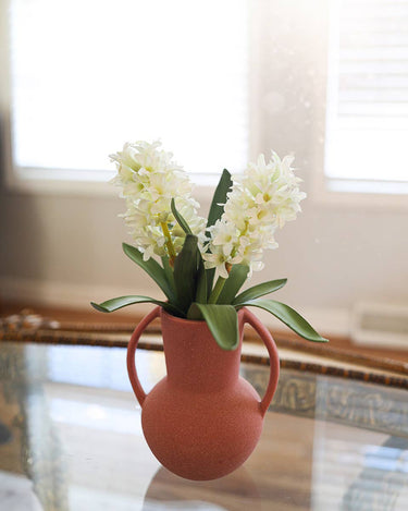 Artificial Cream White Hyacinth 12.5”