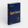 Blue book titled 'Spirited' by Phaidon on a white background