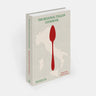 Cookbook titled, “The Regional Italian Cookbook; Recipes from the Silver Spoon.” Cover features an orange silhouette of a spoon and the country of Italy. 