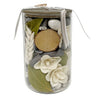 Cashmere Oak Potpourri in glass jar with wood lid