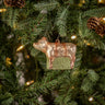 Glass Pig Ornament