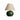 Oscar Mini Lamp - Green Crackle Glaze - Linen Shade - 8"