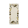 4x9 cream notepad with border of spring veggies. 