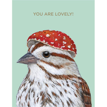 Lovely Sparrow Card