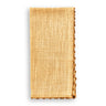 French Graffiti Knotted Edge Napkins in Ochre/Ochre Trim