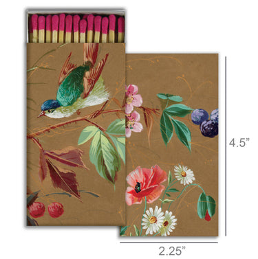 Measurements for HomArt Hummingbird Wallpaper Boxed Matches 4.5”H x 2.25”W