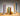 Assorted Greentree candles lit