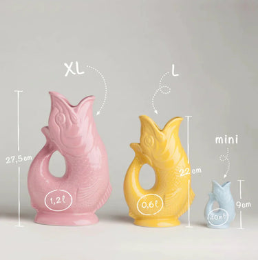 Sage Green Gluggle Jug