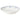 White ceramic bowl with blue floral patterns on a white background