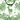 Green toile featuring stag on white background