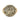 Hand-made ceramic vegetable bowl with chestnut brown leaf inlay design and handles.
