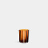 Orrefors Reed Votive Medium in Amber