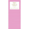 Caspari Mini Stripe Tissue Paper in Fuchsia