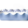 Iris Blue Drop 13” Casserole long side profile