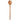 Olive Wood Round Spoon