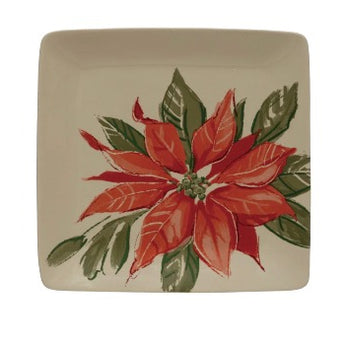 Poinsettia Plate