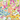 Caspari Primavera Cocktail Napkins - a field of multicolored flowers