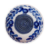 Grater plate blue and white