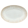 Elvesia Sand Rippled Edge Oval Platter