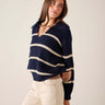 Camden Sailor Sweater | Navy & Cream