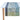 Le Jacquard Francais Arriere-pays cotton blue table runner