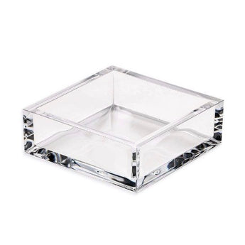 Acrylic Crystal Cocktail Napkin Holder, Available at Welcome Home Annapolis