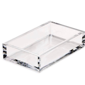 Caspari Acrylic Crystal Guest Towel Napkin Holder, Available at Welcome Home in Annapolis