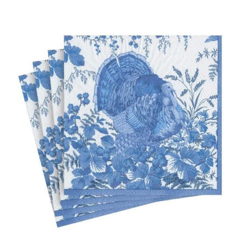 Caspari Toile Thanksgiving Turkey Luncheon Napkin, Available at Welcome Home Annapolis
