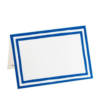 Caspari Blue Stripe Place Card Holder, Available at Welcome Home in Annapolis