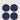 Bierfilzl Merino Wool Round Coaster Solid, 4 Pack | Denim