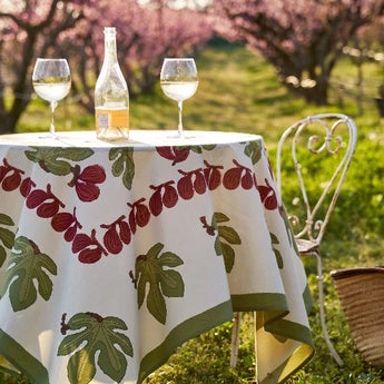 Fig Tablecloth by Couleur Nature, available at Welcome Home in Annapolis