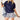 Frenchie Dolman Top: Navy