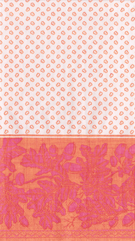 Orange & Fuchsia Oak Leaves & Acorn Guest Towel