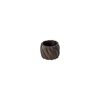 Casafina Ribbed Wood Napkin Rings available at Welcome Home