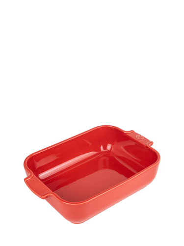 Peugeot Red Appolia 10” Rectangular Ceramic Baker with Handles at Welcome Home in Annapolis