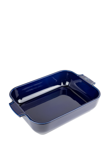 Peugeot Deep Blue Appolia Rectangular Ceramic Baker with Handles at Welcome Home in Annapolis