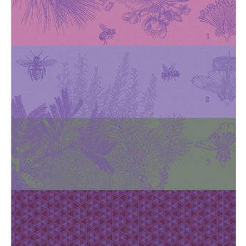 Le Jacquard Francais Miel De Fleurs Purple Tea Towel