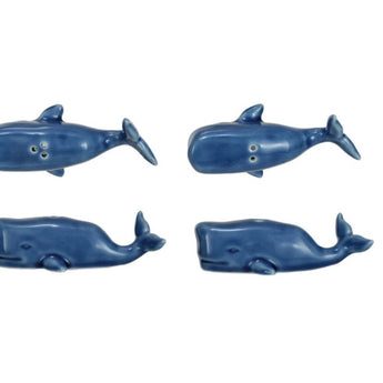 Blue Whale Salt and Pepper Shakers