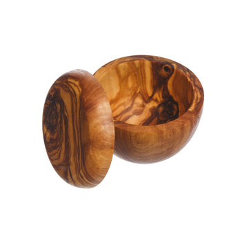 Olive Wood Salt & Sugar Pot