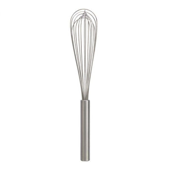 12” Stainless Steel French Whisk with 8 narrow wires 