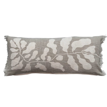 Sage cotton pillow